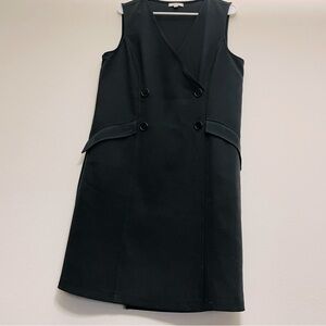 Max Studio Black Vest Suit Jacket Dress